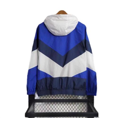 Paris St Germain 23/24 Wind Coat - Blue/White
