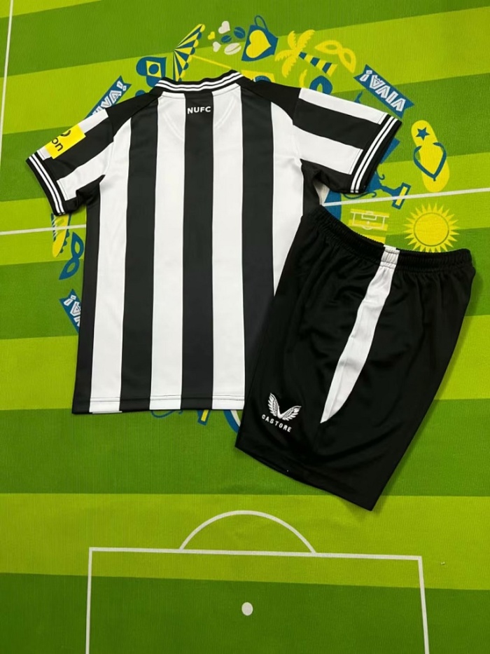 Kids-Newcastle 23/24 Home Soccer Jersey