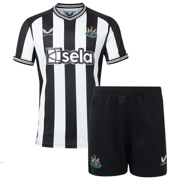 Kids-Newcastle 23/24 Home Soccer Jersey