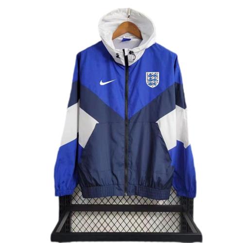 England 23/24 Wind Coat - Blue/White