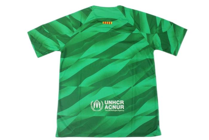 Barcelona 23/24 GK Green Soccer Jersey