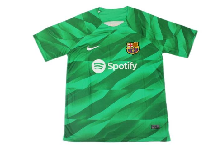 Barcelona 23/24 GK Green Soccer Jersey