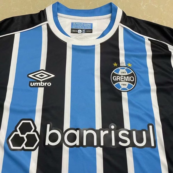 Grêmio 23/24 Home Long Soccer Jersey