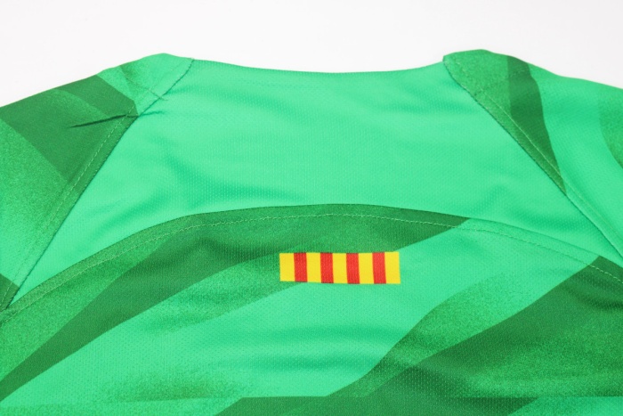 Barcelona 23/24 GK Green Soccer Jersey