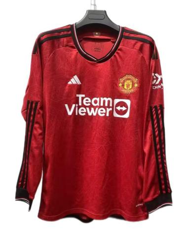 Manchester Utd 23/24 Home Leaked Long Jersey