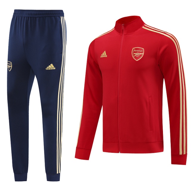 Arsenal 23/24 Tracksuit - Red/Golden