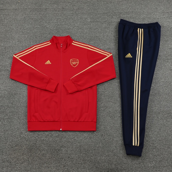 Arsenal 23/24 Tracksuit - Red/Golden
