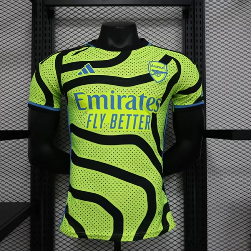 Arsenal 23/24 Away fluorescent Yellow Leaked(Player)