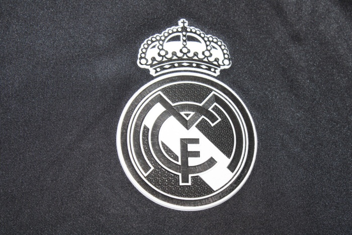 Real Madrid 16/17 Third Black Long Soccer Jersey