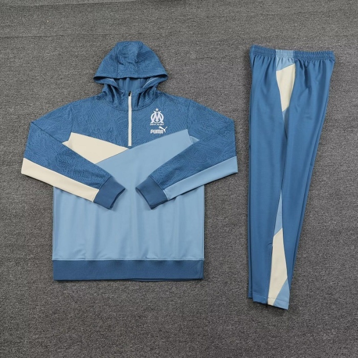Marseilles 23/24 Hoodie Tracksuit - Blue
