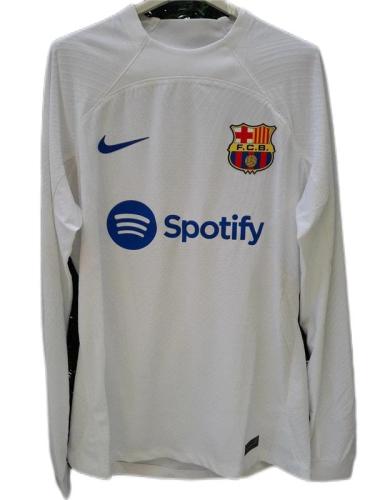 Barcelona 23/24 Away White Long Jersey(Player)