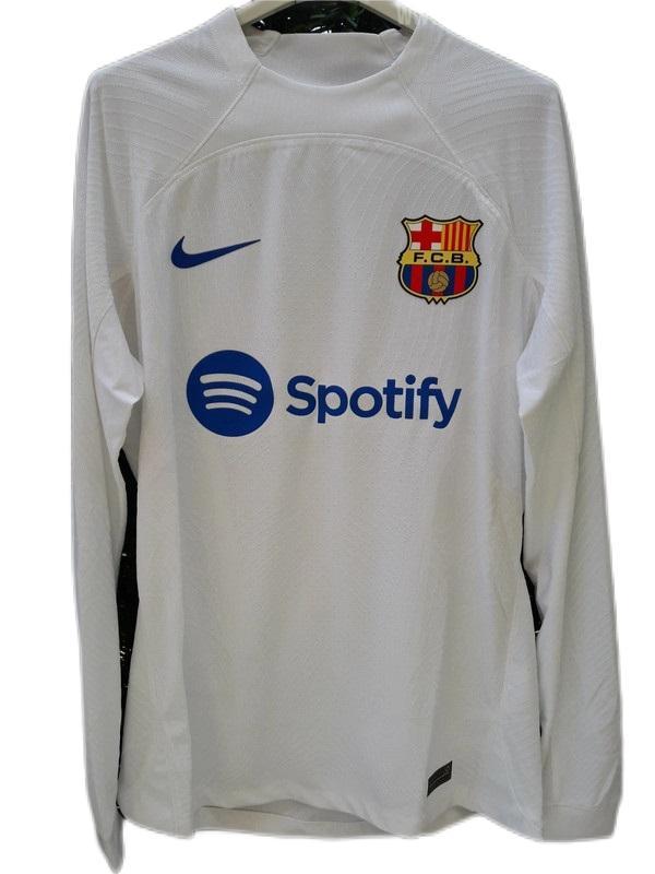 Barcelona 23/24 Away White Long Jersey(Player)