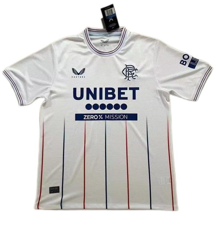 Rangers 23/24 Away White Soccer Jersey