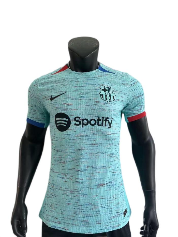 Barcelona 23/24 Third Green Soccer Jersey(Player)