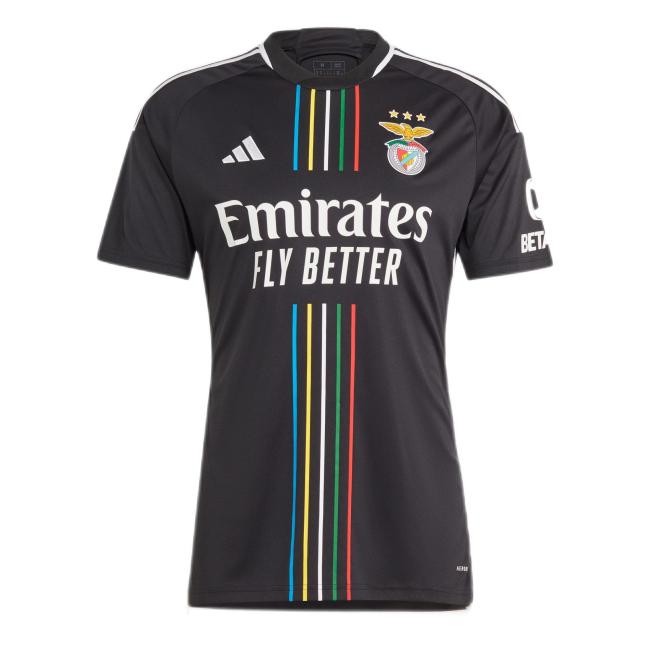 Benfica 23/24 Away Black Soccer Jersey