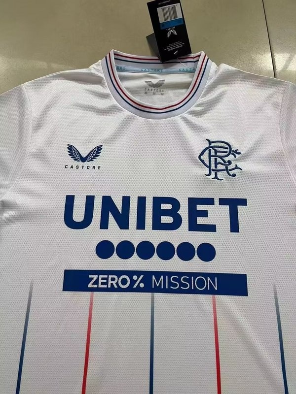 Rangers 23/24 Away White Soccer Jersey