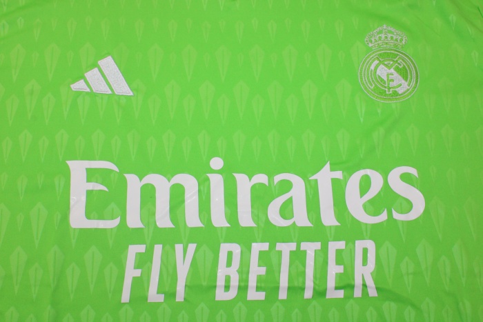 Real Madrid 23/24 GK Green Soccer Jersey