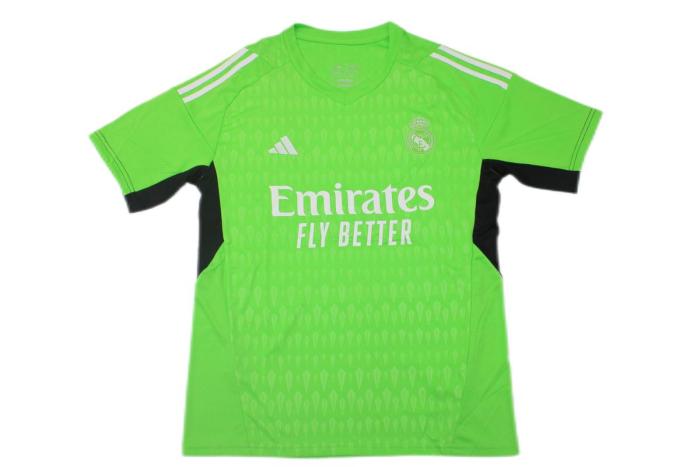 Real Madrid 23/24 GK Green Soccer Jersey