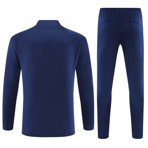 Kids Paris St Germain 23/24 Tracksuit - Dark Blue