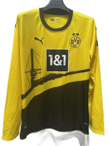 Dortmund 23/24 Home Long Soccer Jersey