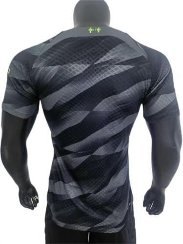 Liverpool 23/24 GK Black/Green Jersey(Player)