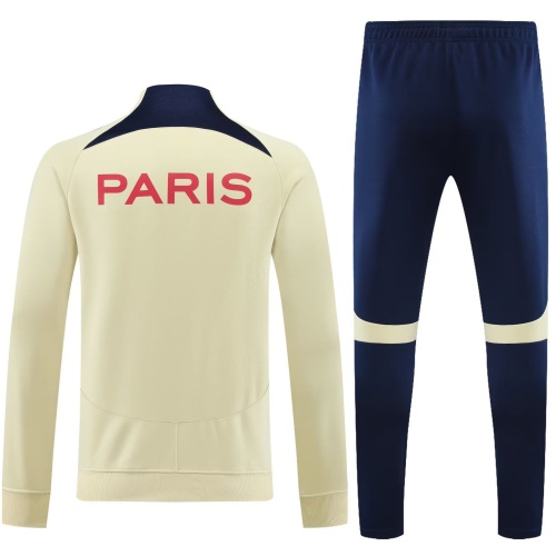 Paris St Germain 23/24 Tracksuit - Light Yellow