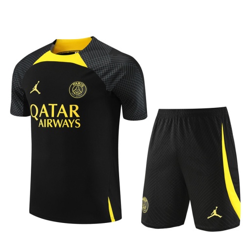 PSG 23/24 Black/Yellow Training Kit Jerseys
