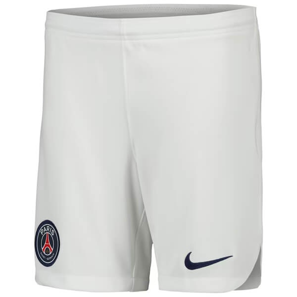 Paris St Germain 23/24 Away White Soccer Shorts