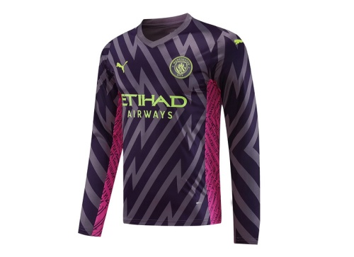 Manchester City 23/24 GK Purple Long Jersey