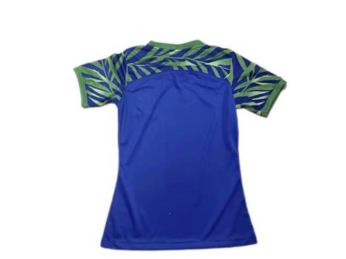 Brazil Woman 23/24 Away Blue Soccer Jersey