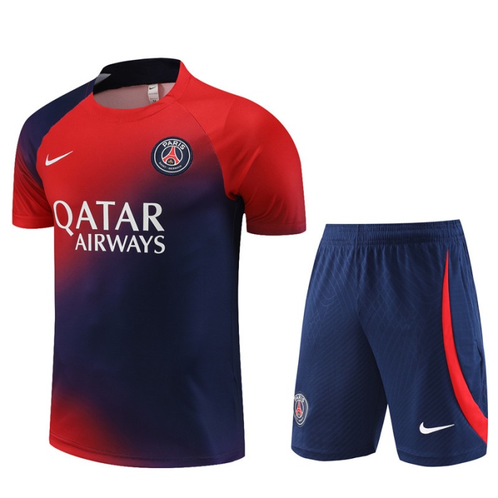 PSG 23/24 Red/Blue Training Kit Jerseys