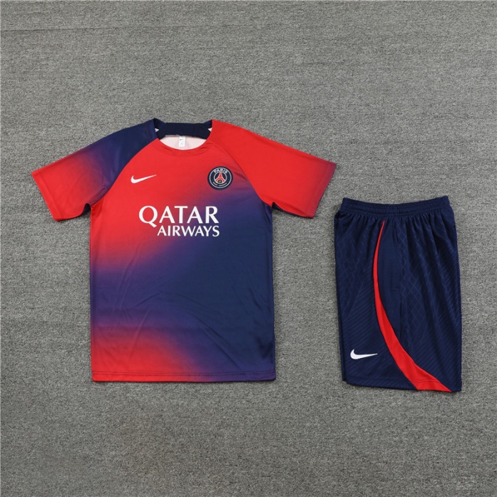 PSG 23/24 Red/Blue Training Kit Jerseys