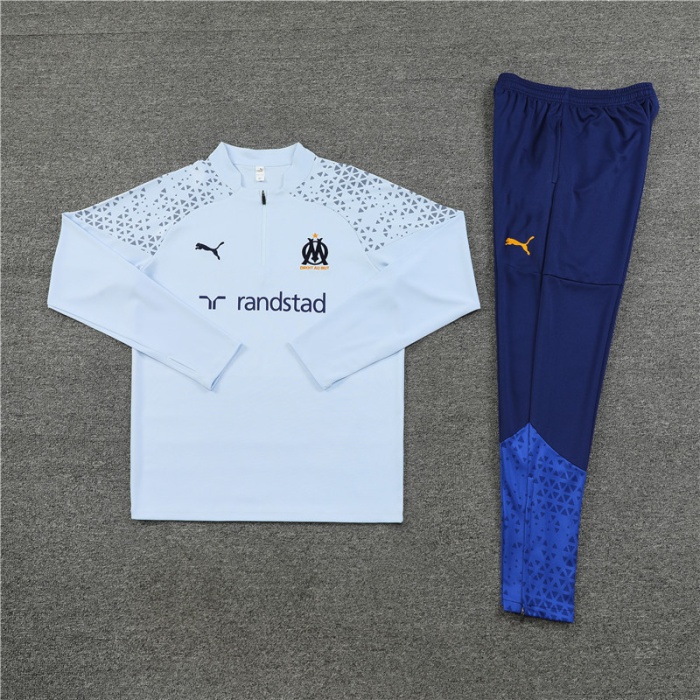 Marseille 23/24 Tracksuit - Light Blue