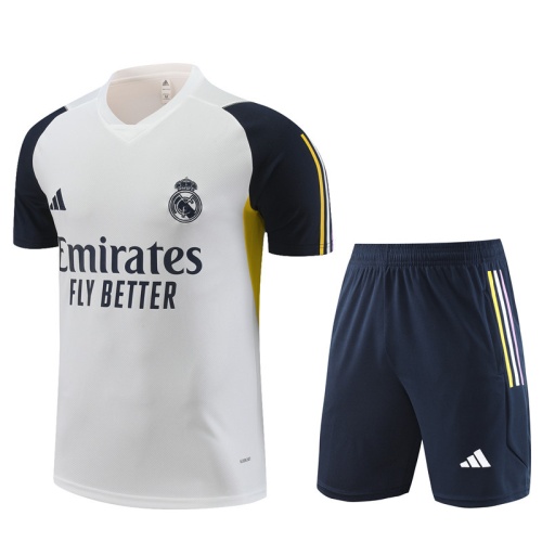 Real Madrid 23/24 White Training Kit Jersey