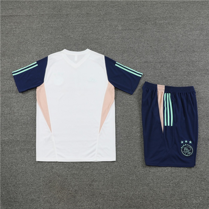 Ajax 23/24 White/Dark Blue Training Kit Jerseys