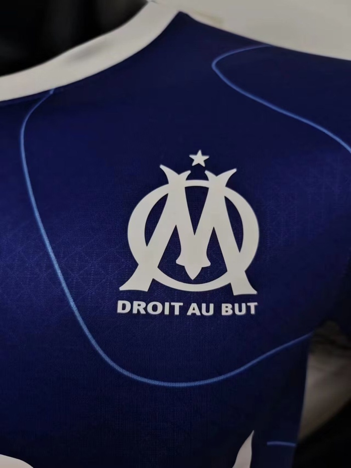 Marseilles 23/24 Away Dark Blue Jersey(Player)