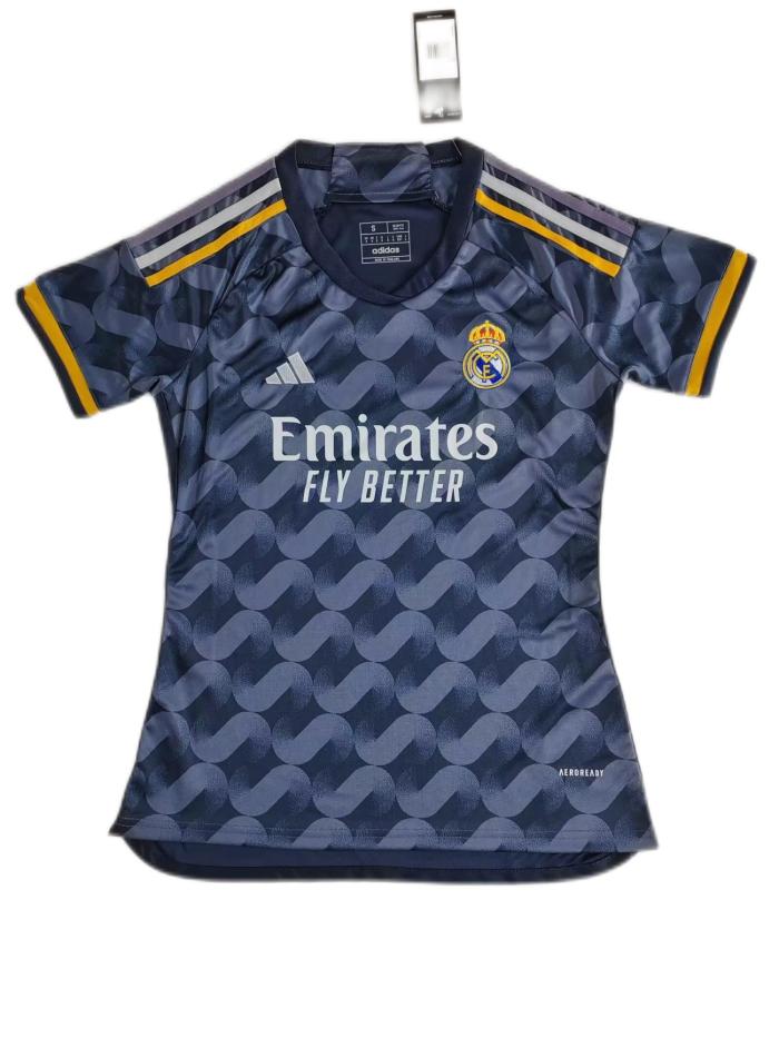Real Madrid Woman 23/24 Away Black/Grey Jersey