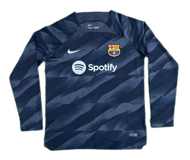 Barcelona 23/24 GK Black Long Soccer Jersey