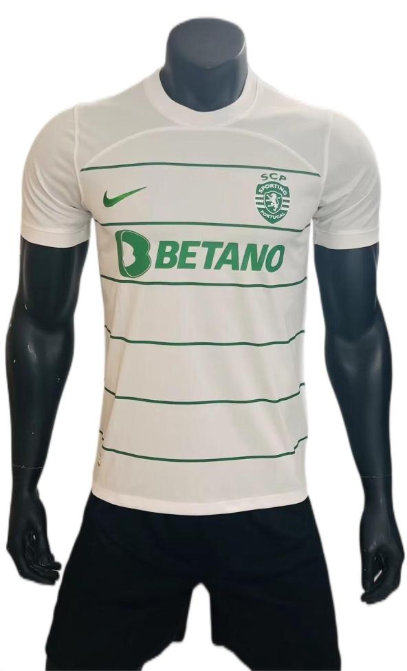 Sporting Lisbon 23/24 Away White Soccer Jersey