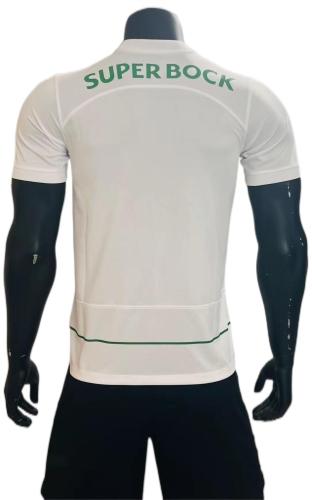Sporting Lisbon 23/24 Away White Soccer Jersey