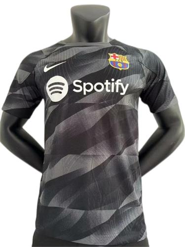 Barcelona 23/24 GK Black Soccer Jersey(Player)