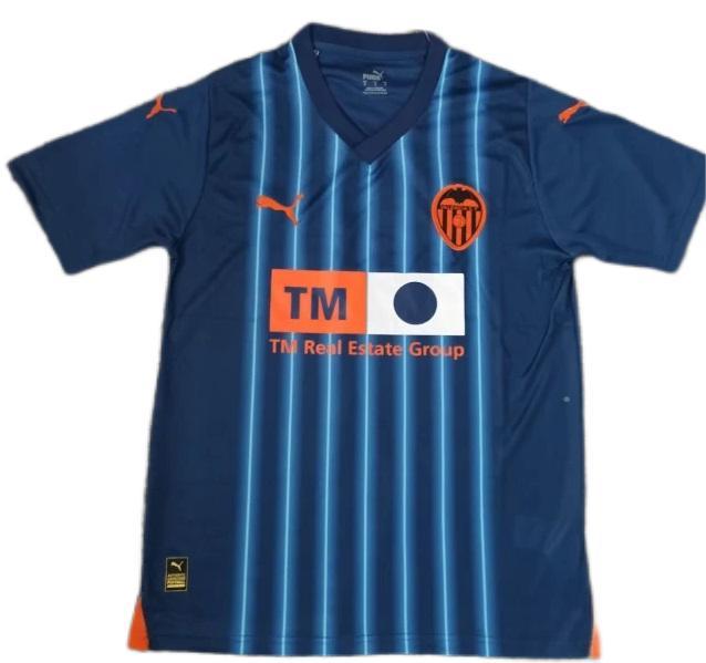 Valencia 23/24 Away Dark Blue Soccer Jersey