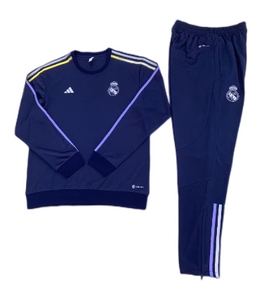 Real Madrid 23/24 Tracksuit - Dark Blue