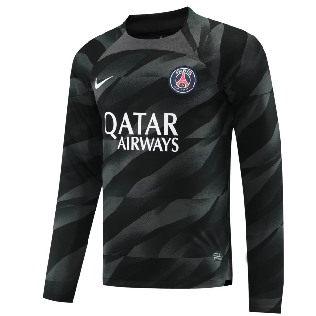 Paris St Germain 23/24 GK Black Long Soccer Jersey