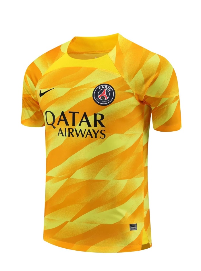 Paris St Germain 23/24 GK Yellow Soccer Jersey