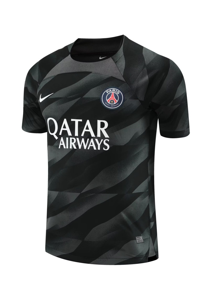 Paris St Germain 23/24 GK Black Soccer Jersey