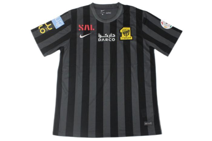 Al-ITTIHAD 23/24 Away Black/Grey Soccer Jersey