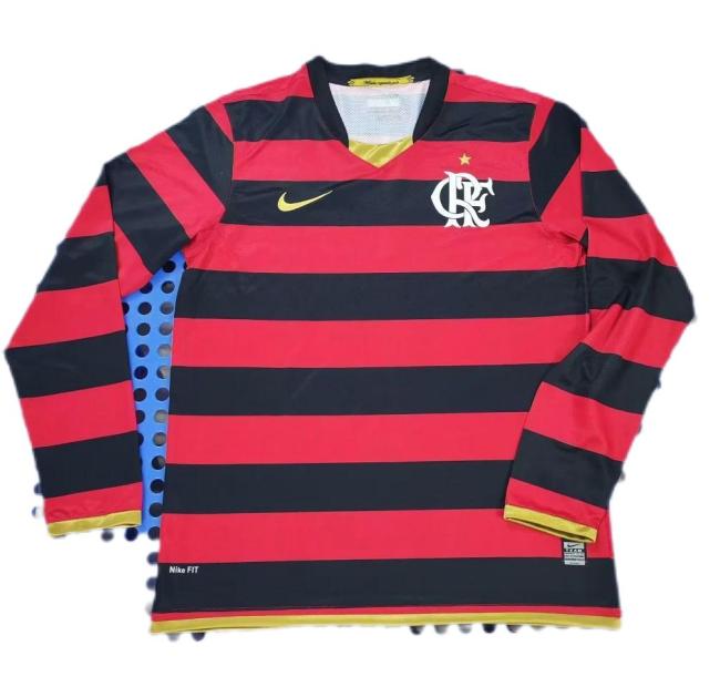 Flamengo 2008 Home Long Soccer Jersey