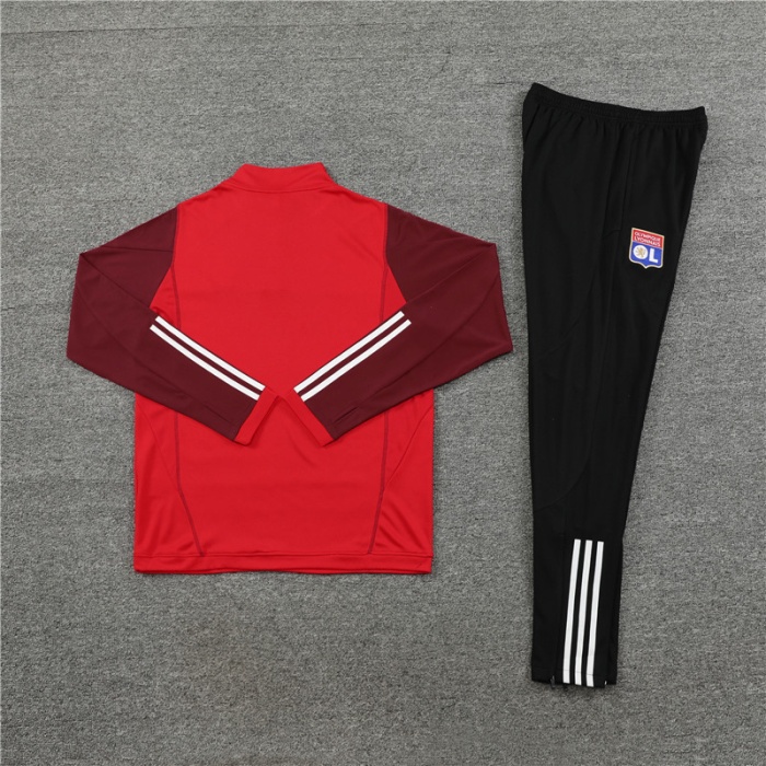 Kids Lyon 23/24 Tracksuit - Red