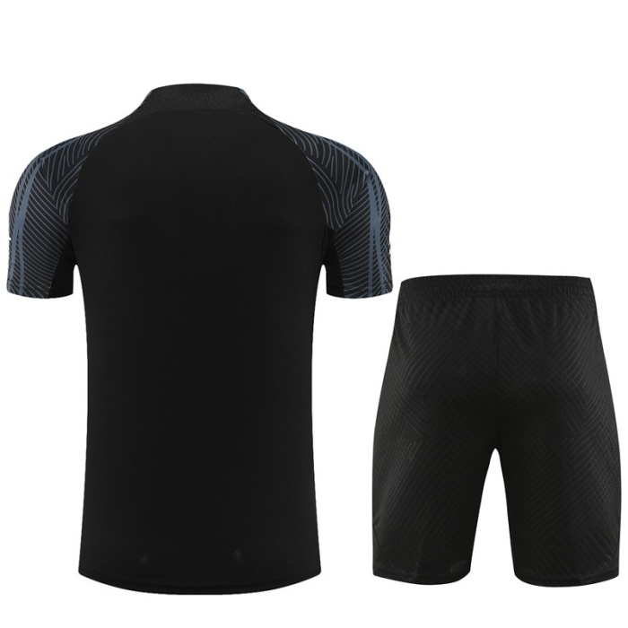 PSG 23/24 Black/Grey Training Kit Jerseys